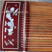 桐韵牌古筝超敦煌乐器厂家批发螺钿工艺送架子包尼龙弦
