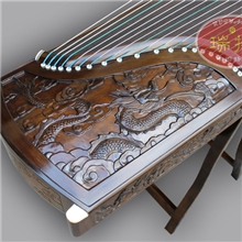 【天声民乐】古筝纯楠木深雕九龙精品厂家直销批发