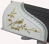 白色古筝钢琴烤漆款式多样