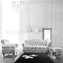 新古典后现代真皮沙发皮艺沙发头层真皮沙发欧式组合沙发Y801