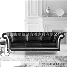 新古典沙发真皮组合沙发后现代沙发客厅实木组合沙发厂批发
