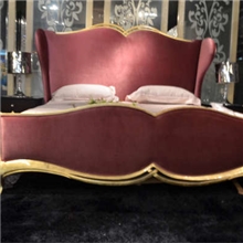 【专业厂家】供应高品质1.8米实木大床东北桦木材质大床可定制