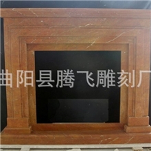 曲阳大理石雕刻厂家直销：多种石材壁炉多种造型壁炉