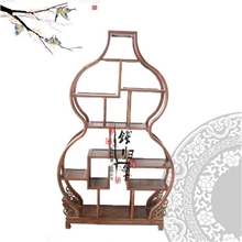 多宝格葫芦形博古架实木架子仿古家具明清古典中式榆木