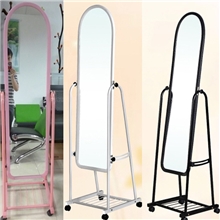 穿衣镜试衣镜落地镜更衣镜全身镜mirrors可移动式带轮子镜