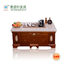 专业供应天然大理石自动上水排水一体式智能电动功夫茶几951