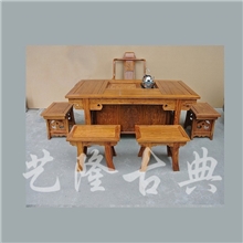 批发高档中式红木仿古家具黄花梨将军茶台时尚茶几茶桌
