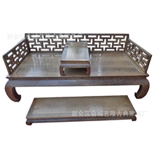 厂家直销中式红木仿古典家具鸡翅木万字罗汉床