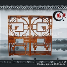 厂家供应仿古中式博古架巴花大圆博古架展示架可混批定做