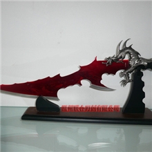 彩色神龙动漫工艺刀镇宅宝剑高级工艺品未开刃