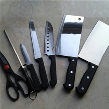 现货促销礼品，厨刀不锈钢套刀，豪华刀具厂价直销量大优惠