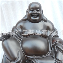 厂家直销木制工艺品坐笑佛弥勒佛黑檀木雕木雕工艺品