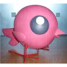 【厂家直销】小鸟形储蓄罐（带锁和钥匙）