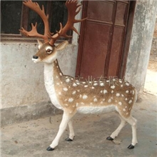供应大型仿真动物,大型仿真鹿家居公园摆设