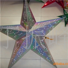 供应纸制五角星工艺品节日礼品开业礼品五角星工艺品
