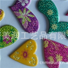 供应三维立体泡泡贴，磨砂海绵泡泡贴，满天星海绵贴