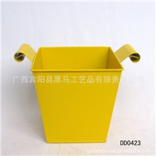 方形带提手烤漆仿古花盆