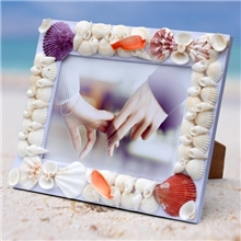 贝壳相框纯手工工艺品相框画框天然海螺镜框ba-0017寸