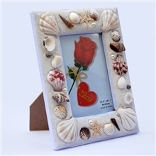 优乐沙贝贝壳相框纯手工工艺相框画框海螺镜框sa-0057寸