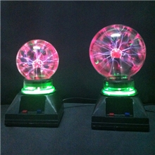 供应闪电灯5寸带音乐电离子魔球静电球