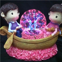 新款情侣船4寸离子球魔灯魔球闪电球现货批发