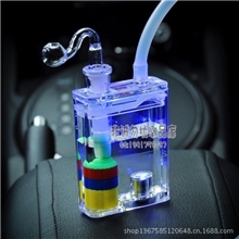 亚克力水烟壶便携小烟盒袖珍水烟壶玻璃水晶有机烟具配件静音