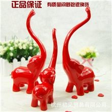 350元混批一家三口象工艺礼品摆件树脂工艺品家居摆件