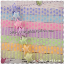 夜光四叶草幸运星折纸星星纸星条折星星的纸礼物/DIY手工叠纸