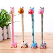 8018韩国卡通文具批发河马圆珠笔超Q可站立表情小驴圆珠笔