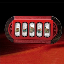 2014马年贺岁银条100*5枚宝泉钱币沈阳造币厂999纯银贺岁礼品