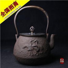 正和堂三立鹤老铁壶厂家茶具代理批发铸铁生铁烧茶煮水壶日本