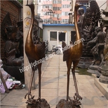 辉业铜器1.6米黄铜仙鹤吉祥长寿仙鹤铜器动物工艺品青铜器