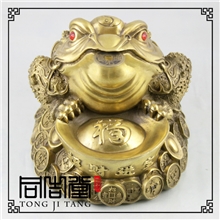 批发供应铜元宝金蟾招财进宝金蟾店铺公司招财风水摆件