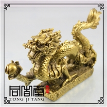 批发供应小号汉龙旺权化煞克小人小铜龙龙神座龙戏珠