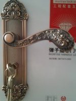 【热销】锌合金双轴承门锁执手门锁防盗门锁轴承锁体铜锁芯