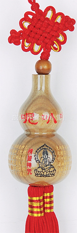 文王风水挂节绿檀葫芦楞严咒家居风水汽车挂平安汽车饰品
