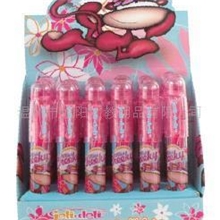 供应粉色五节笔形带印章橡皮擦