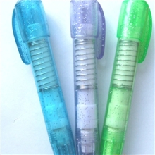 供应透明按式橡皮笔按压橡皮擦自动橡皮擦弹簧橡皮笔