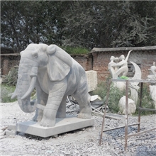 供应石雕大象汉白玉大象晚霞红大象大象雕塑加工
