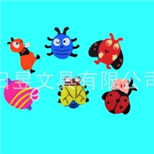 多色挤出昆虫类橡皮学生用蜜蜂蚂蚁类昆虫造型橡皮