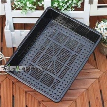 古道西风塑料花盆批发厂家直销GD-5001育苗盘长方形芽菜盆220g