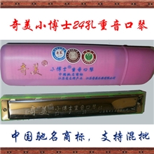 大量供应中国驰名商标-奇美小博士24孔重音口琴