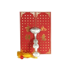 工艺礼品千足银999纯银厂家银饰批发直销高品质纯银如意纳福定做