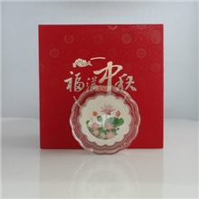 厂家直销中秋送礼送朋友纯银月饼定做纪念币999纯银工艺品