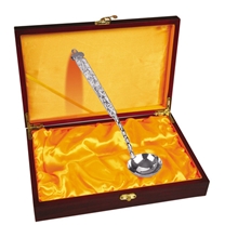 工艺品999千足银具火锅勺高品质可按顾客要求定制纯银纪念品