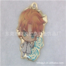 2013金属吊牌金属挂牌印刷漫画人物挂牌精美时尚高档优雅