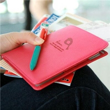 新款韩国monopoly短款可爱多功能皮质旅行护照夹护照包护照套