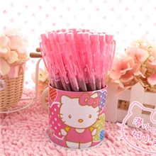 HelloKitty海绵宝宝、迪士尼卡通造型铁桶包装圆珠笔