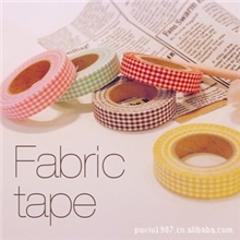 韩国唯美DIY布艺胶带印花/花棉布胶带照片相册装饰胶带贴20g