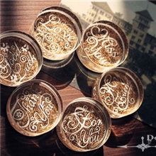 funnyman水晶印章复古唯美爱的物语系列DIY礼物印章6款选